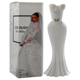 Paris Hilton Love Rush packaging box showcasing premium presentation and gift-ready appeal