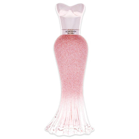 Close-up of Paris Hilton Rose Rush packaging, premium gifting appeal.