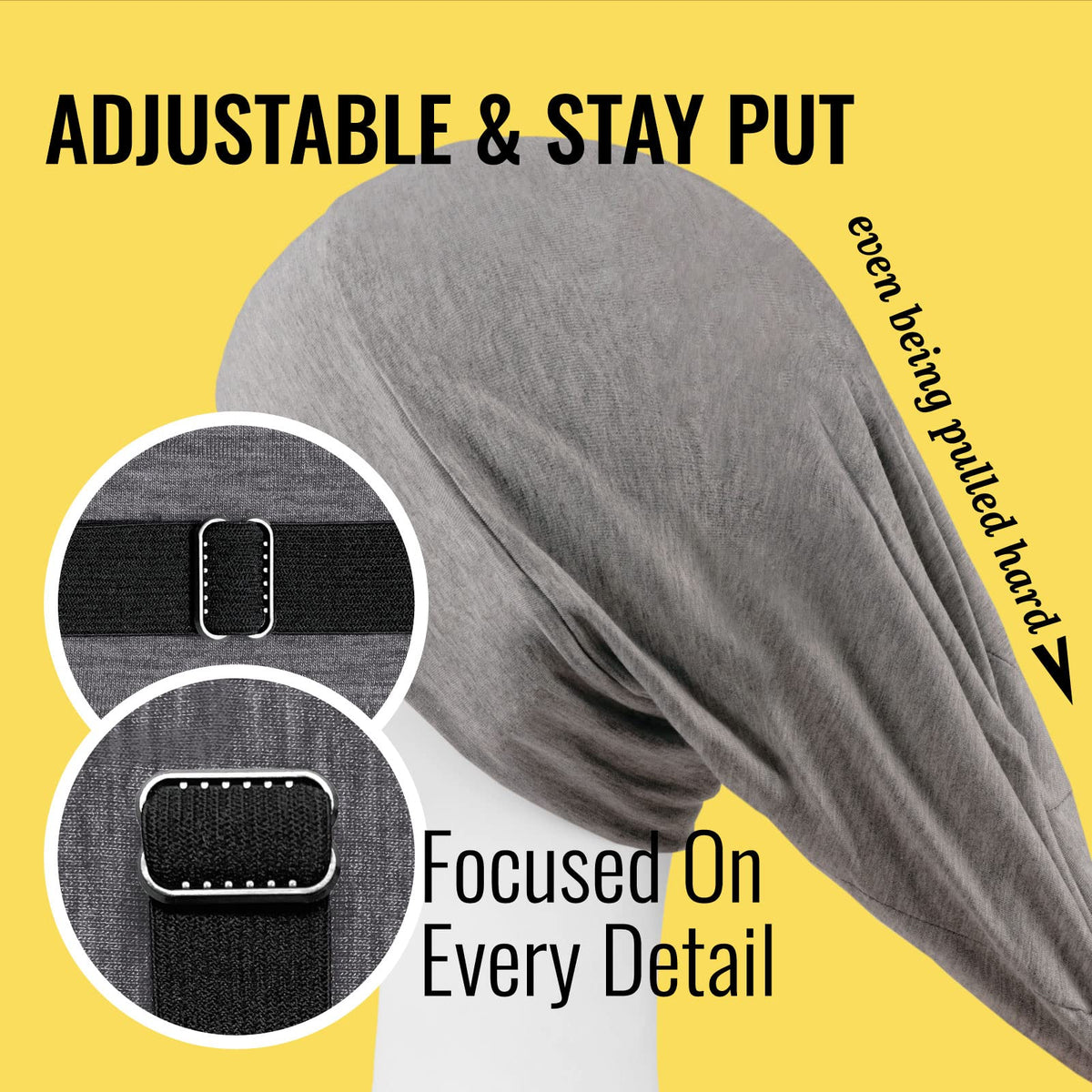 PARISBELLA lightweight breathable cap adds comfort during sleep.