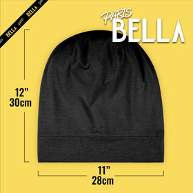 PARISBELLA machine-washable cap is easy to care for.