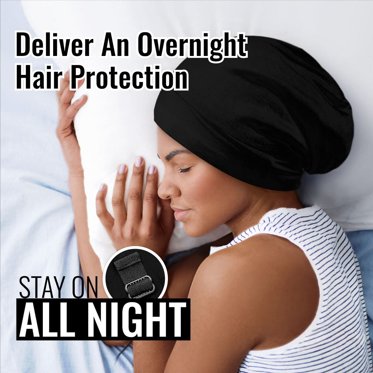 PARISBELLA unisex sleep cap suits women and men.