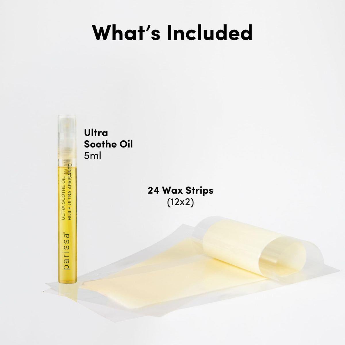 Parissa large wax strips designed for legs, arms, and body coverage.