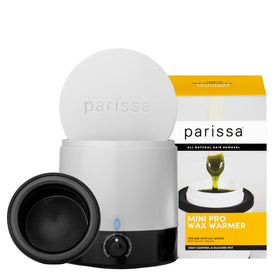 Parissa mini wax warmer with dial control for precise at-home waxing.