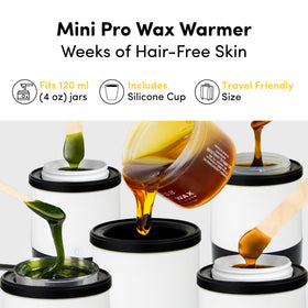 Parissa mini wax warmer with indicator light signals ready-to-use sessions.