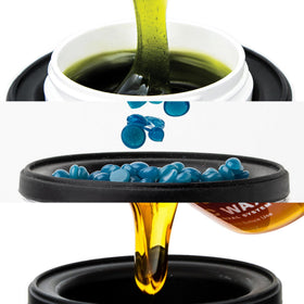 Parissa mini wax warmer allows pour-in wax for quick, mess-free setup.