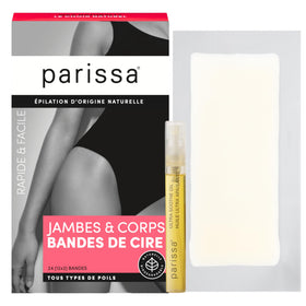 Parissa ready-to-use wax strips enabling fast, mess-free application.