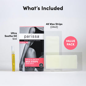 Parissa ready-to-use wax strips simplify at-home waxing for beginners