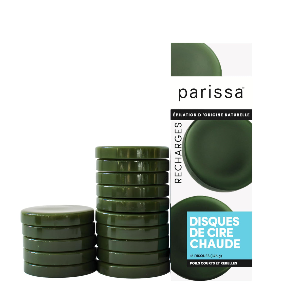 Parissa refill pods melt-ready, making at-home waxing quick and simple.