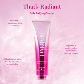 Parívie That’s Radiant makeup-removal action demonstrates efficient cleansing without rubbing