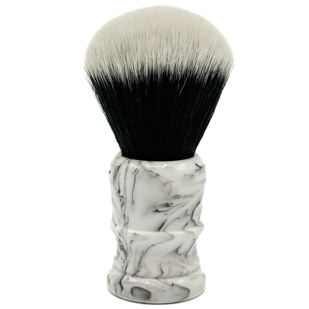 Parker Arctic Storm brush standing in the included stand showing easy drying and storage.