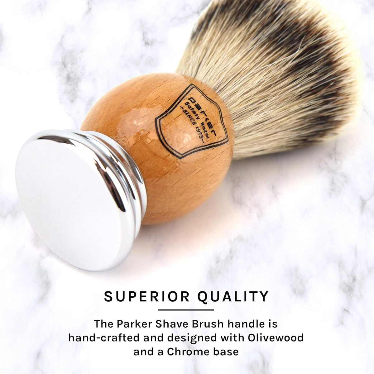 Parker brush arrives in premium gift box, ideal for Father's Day or holidays.