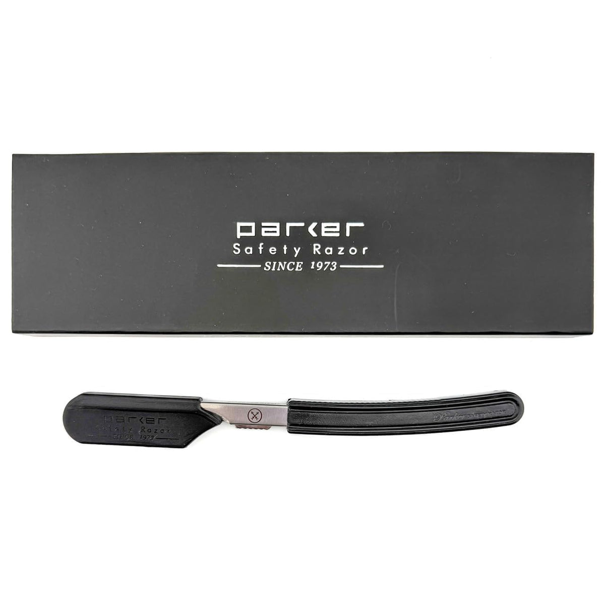 Parker Director Chrome non-folding design emphasizes fixed blade angle for precision