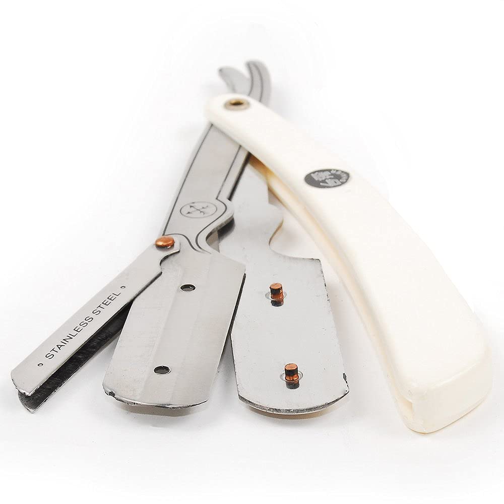 Parker SRW includes 100 premium blades for hygienic, ready-to-use shaves.