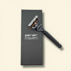 Parker 4.1-ounce weighted handle promotes balanced, tug-free strokes.