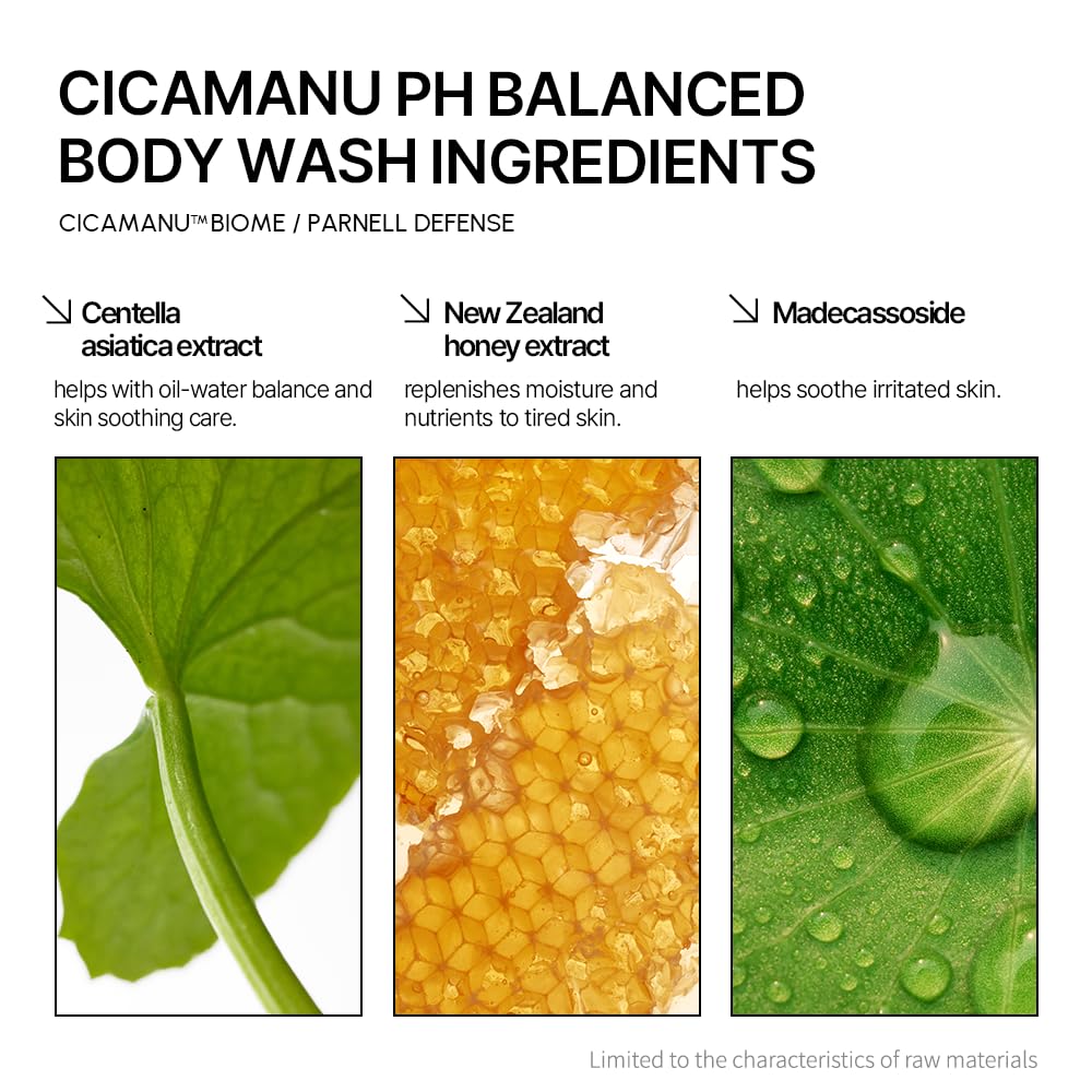 Parnell Cicamanu bacne care routine image illustrating back skin cleansing with this wash