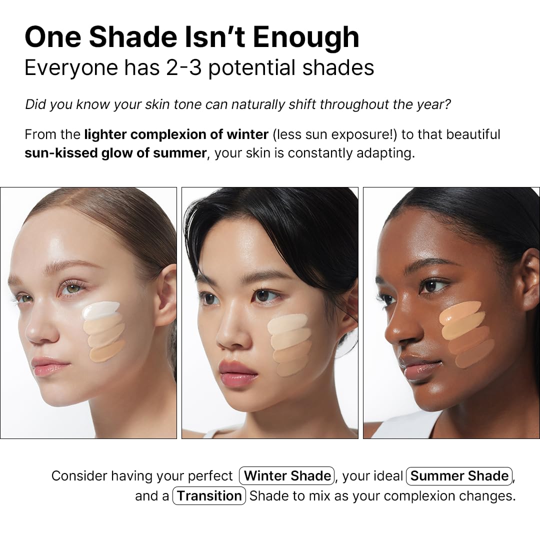Parnell Cicamanu Serum Cushion application tap shows quick, easy blending.