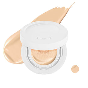 Parnell Cicamanu Serum Cushion bottle image highlights lightweight, breathable coverage.