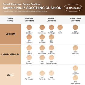 Parnell Cicamanu Serum Cushion compact open for easy, on-the-go application.