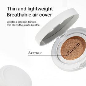 Parnell Cicamanu Serum Cushion lightweight finish delivers breathable coverage.