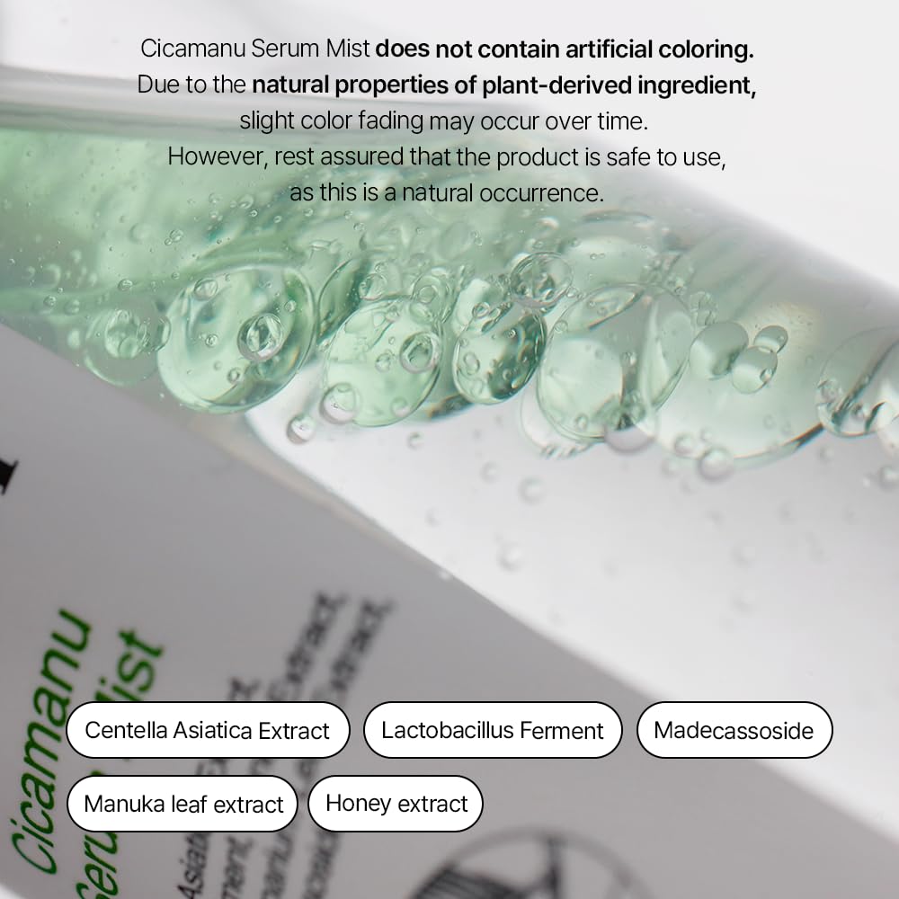 Parnell Cicamanu Serum Mist moisture layer delivers lasting hydration
