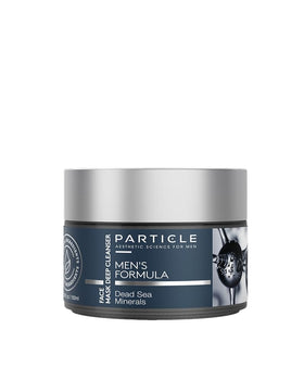 Particle Mineral Face Mask jar close-up highlighting mineral clay for deep cleansing