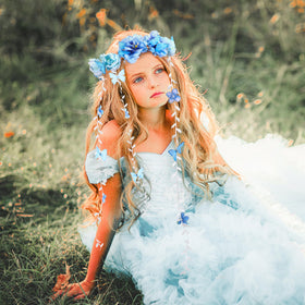 PartyforU bohemian vine crown for weddings and renaissance fairs