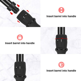 Parwin Pro Beauty heat resistant glove for safe curling sessions.