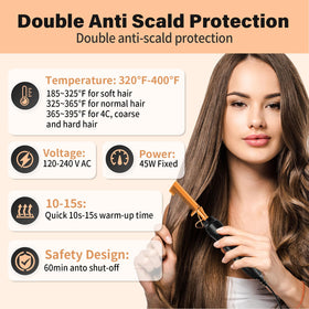 Rat-tail comb from PasaRose set provides precise parting for neat looks