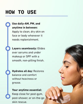 Aloe Vera infusion in Pash Skin Protection offers soothing moisture on contact.