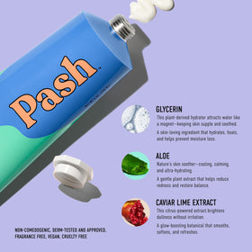 Lightweight, fast-absorbing lotion delivers lasting hydration without heaviness.