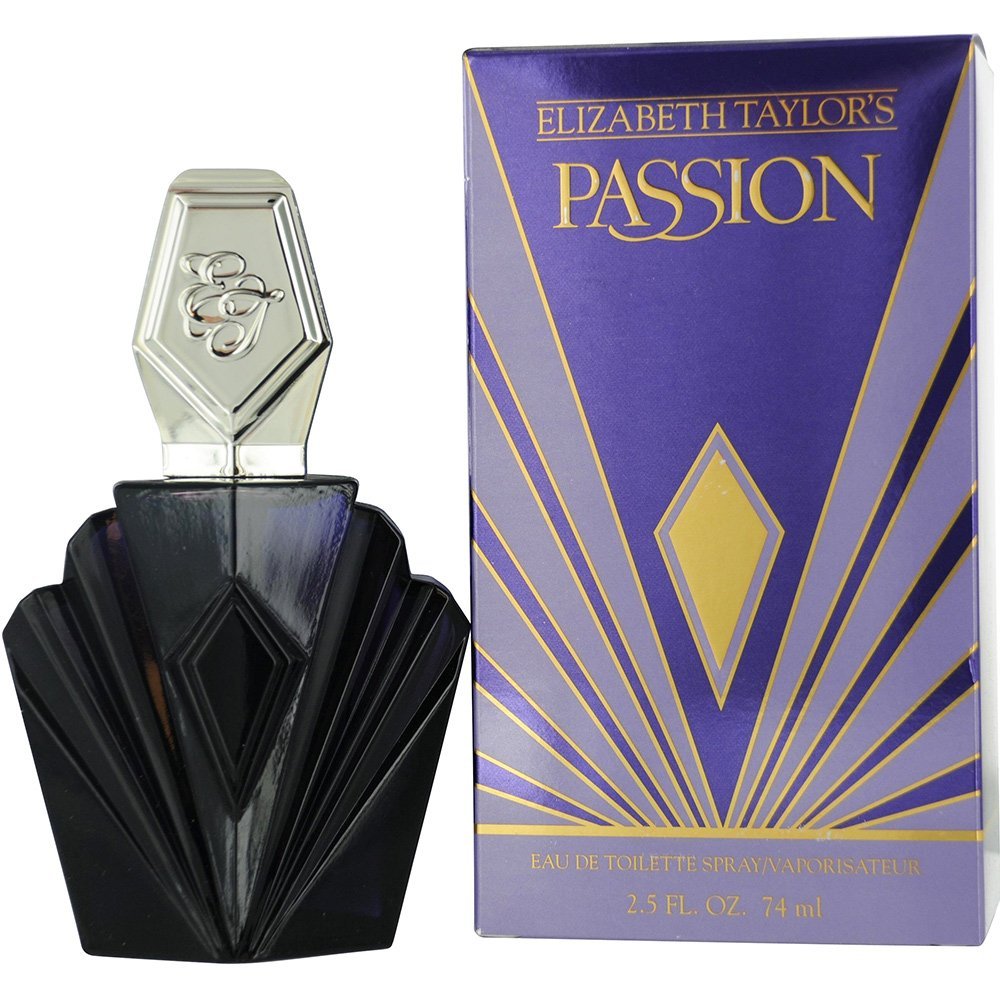Elizabeth Taylor Passion EDT spray bottle, elegant floral-oriental fragrance for everyday wear