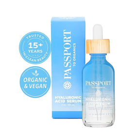 Passport to Organics serum dropper ready for precise application
