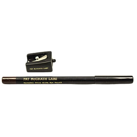 Pat McGrath Labs PermaGel Ultra Glide Eye Pencil Black Coffee closeup shows precise definition