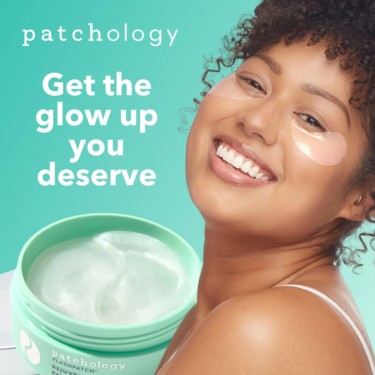 Patchology under-eye patches infused with hyaluronic acid for deep hydration.