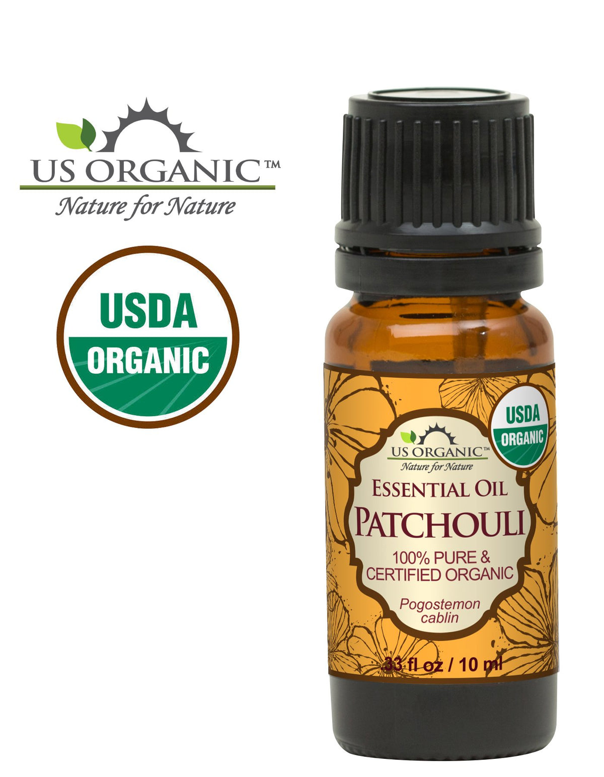 Patchouli Oil aroma diffusion mist shows earthy, musky notes ideal for natural fragrance seekers.