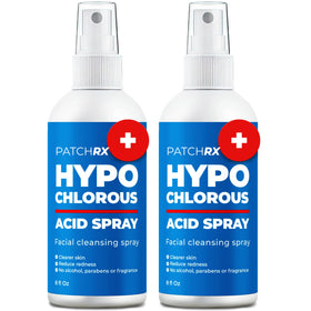 PatchRx hypochlorous spray 8oz bottle for daily cleansing and acne support