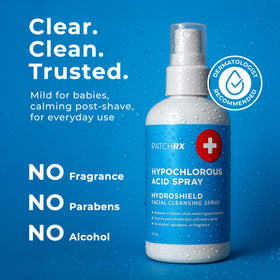 PatchRx travel-friendly packaging for quick cleansing on the go