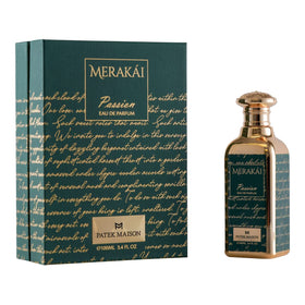 Patek Maison Merakai Passion bottle spray, unisex fragrance for everyday wear.