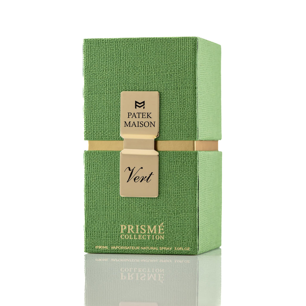 Patek Maison Prisme Vert packaging image with eco-conscious presentation