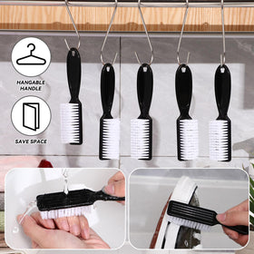 Patelai black-handle nail brushes ideal for color-coded task separation.
