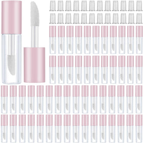 Patelai clear mini lip gloss tube with seal cap for travel-friendly makeup