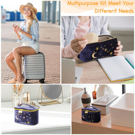 Patelai giftable makeup bag navy stars, perfect as a thoughtful present