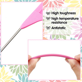 Patelai heat-resistant parting comb stays sturdy during coloring and styling.