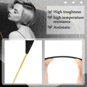 Patelai heat resistant combs ideal for styling with heat tools in salon.