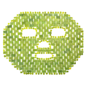 Patelai Jade Facial Mask full view for cooling relief.