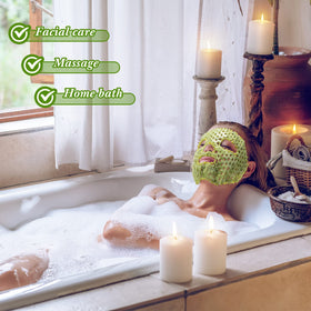 Patelai Jade Facial Mask stored in refrigerator for chilled use.