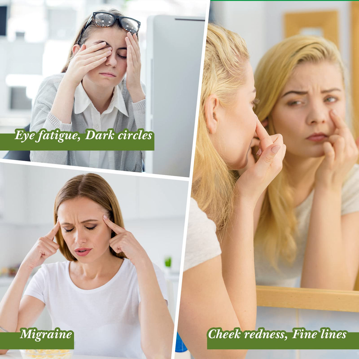 Patelai Jade Facial Mask worn on face for soothing cooling.