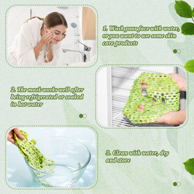 Patelai Jade Facial Mask shows size fit for most faces.