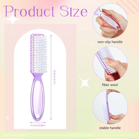 Patelai nail brush with soft bristles for gentle nail cleaning and care.