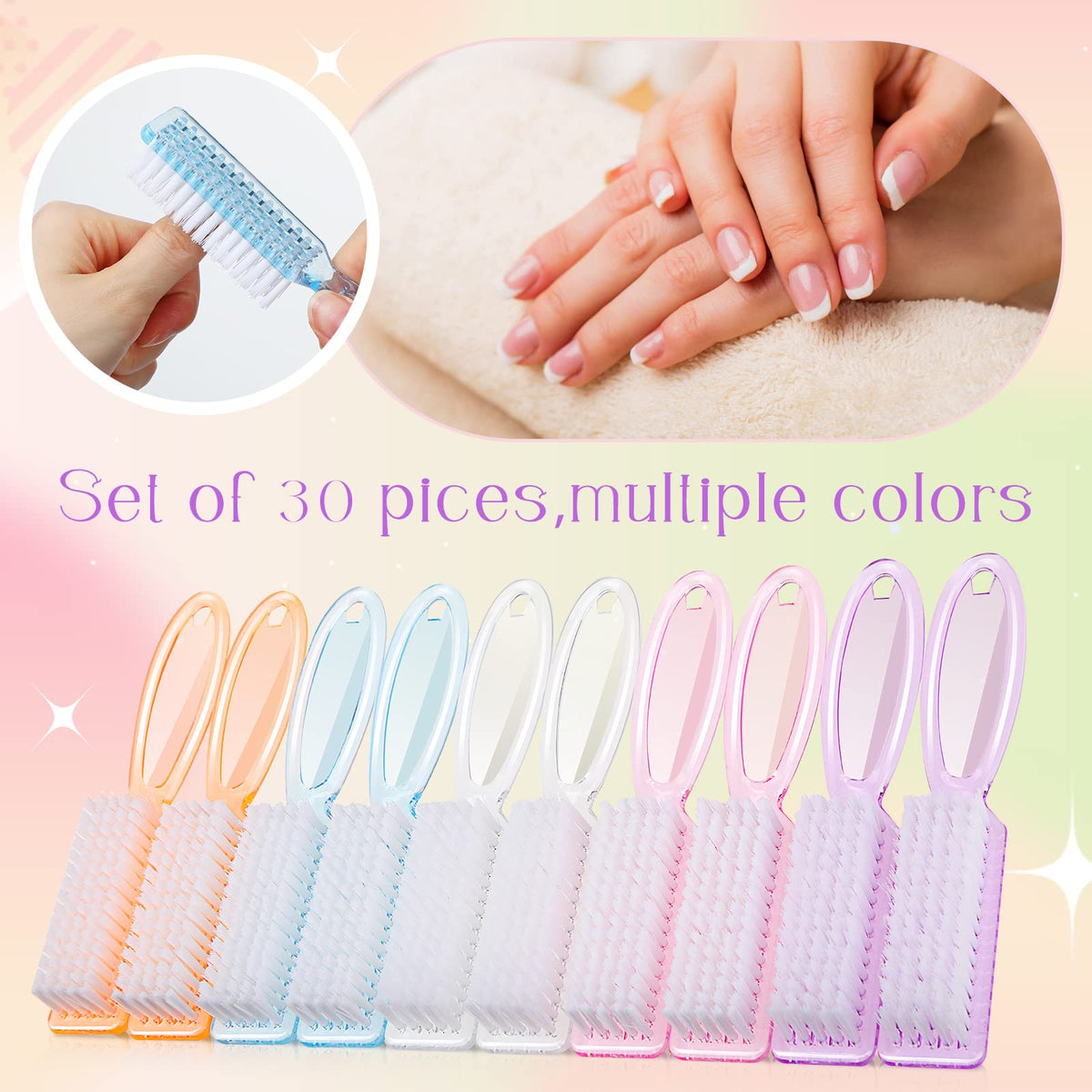 Patelai multiuse brush for bathroom and kitchen cleaning.